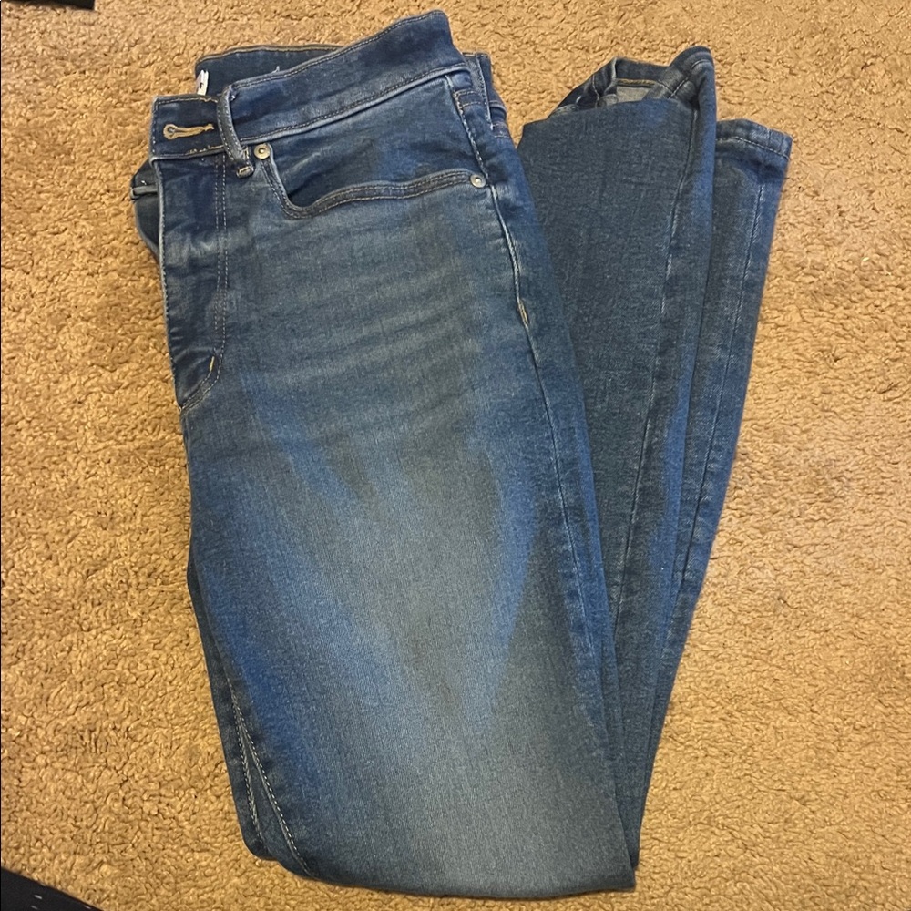 LOFT Women's Classic Blue Skinny Jeans